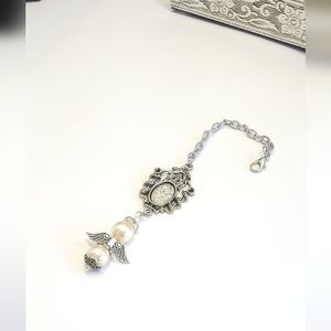 Handmade Guardian Angel Memorial Photo Charm Wedding Bouquet Meaningful Keepsake